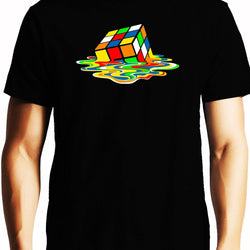 Melting Rubik's Cube , Big Bang Theory, Sheldon , Unisex Graphic T-Shirt