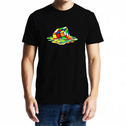 Melting Rubik's Cube , Big Bang Theory, Sheldon , Unisex Graphic T-Shirt
