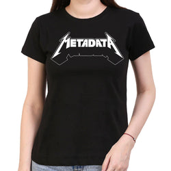 Metadata , Metallica, Music, Programming , Coding , Women's Top - GeekDawn