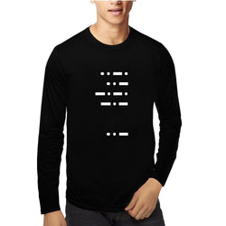 Morse Code , Math , Unisex Graphic Full Sleeves T-Shirt - GeekDawn