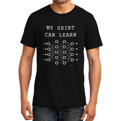 My Shirt can learn , Programming , Coding , Unisex Graphic T-Shirt - GeekDawn