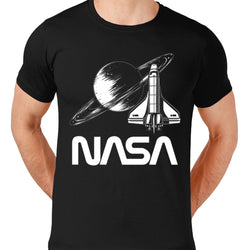 NASA, Saturn Mission, Space, Unisex Graphic T-Shirt
