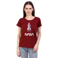 NASA, Glitch , Space, Women's Top - GeekDawn