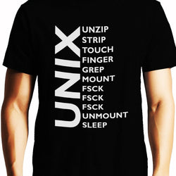 Naughty Unix , Programming , Coding , Unisex Graphic T-Shirt, EOSS
