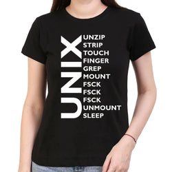 Naughty Unix , Programming , Coding , Women's Top - GeekDawn