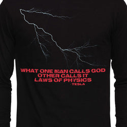 Nikola Tesla , Scientist , Unisex Graphic Full Sleeves T-Shirt - GeekDawn