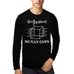 No Flux Given , Physics , Unisex Graphic Full Sleeves T-Shirt - GeekDawn