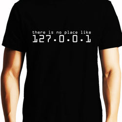 No Place Like Home , 127.0.0.1 , Programming , Coding , Unisex Graphic T-Shirt