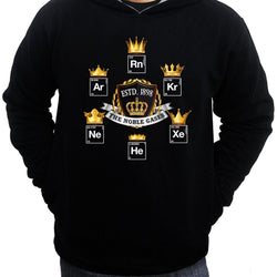 Noble Gases , Hoodie / Sweatshirt, Black - GeekDawn
