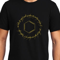 One Ring to Rule , Benzene , Chemistry , Lord of the rings , Unisex Graphic T-Shirt - GeekDawn