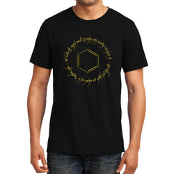 One Ring to Rule , Benzene , Chemistry , Lord of the rings , Unisex Graphic T-Shirt - GeekDawn