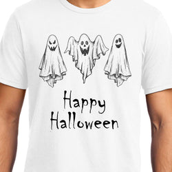 Halloween Ghosts, Halloween, Holiday , Unisex Graphic T-Shirt - GeekDawn