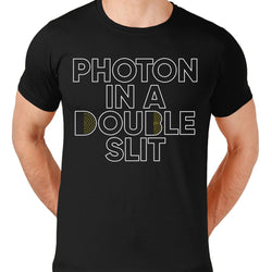Photon in a Double Slit , Quantum Physics,  Unisex Graphic T-Shirt