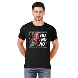 Santa Ho Ho Ho , Christmas, Unisex Graphic T-Shirt - GeekDawn