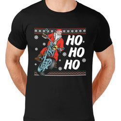 Santa Ho Ho Ho , Christmas, Unisex Graphic T-Shirt - GeekDawn