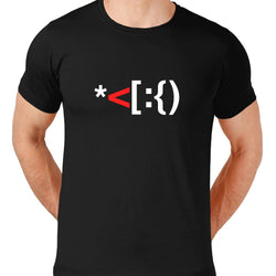 Santa Smiley, Christmas, Unisex Graphic T-Shirt - GeekDawn