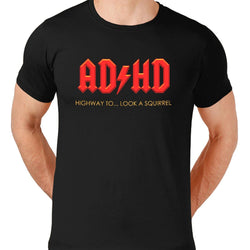 ADHD, Music, Funny, Unisex Graphic T-Shirt