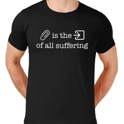 Attachment is the source of all Suffering, Funny, IT, Unisex Graphic T-Shirt
