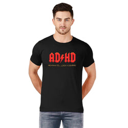 ADHD, Music, Funny, Unisex Graphic T-Shirt