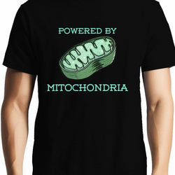 Powered by Mitochondria , Biology , Unisex Graphic T-Shirt