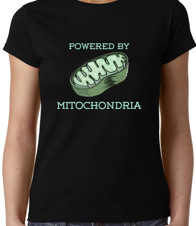 Powered by Mitochondria , Biology , Women's Top - GeekDawn