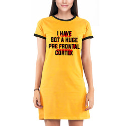 Pre Frontal Cortex , Yellow , Women's Dress - GeekDawn