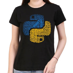 Python Typography, Software, Women's Top - GeekDawn
