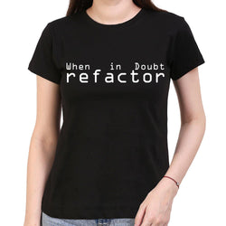 Refactor , Programming , Coding ,Women's Top - GeekDawn