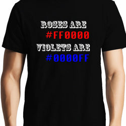 Roses are red , Programming , Coding , Unisex Graphic T-Shirt - GeekDawn