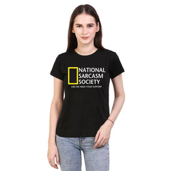 National Sarcasm Society, Sarcasm , Women's Top - GeekDawn