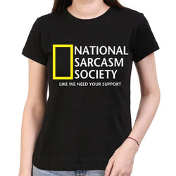 National Sarcasm Society, Sarcasm , Women's Top - GeekDawn