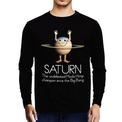 Saturn Champ , Space , Unisex Graphic Full Sleeves T-Shirt - GeekDawn