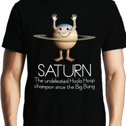 Saturn Champ , Space , Unisex Graphic T-Shirt