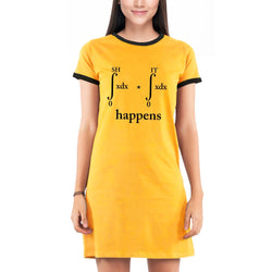 Shit Happens , Math , Women's Dress - GeekDawn