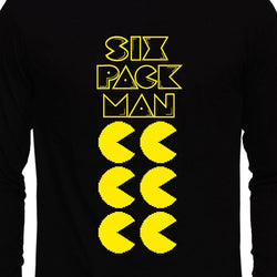 Six pack man , Funny Quote , Unisex Graphic Full Sleeves T-Shirt - GeekDawn