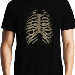 Skeleton Ribs , Biology , Unisex Graphic T-Shirt