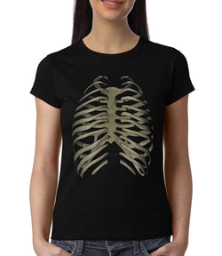 Skeleton Ribs , Biology , Women's Top - GeekDawn