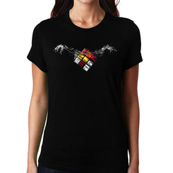 Splashing Rubik's Cube , Rubik Cube , Women's Top - GeekDawn