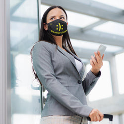 Schrodinger's Smiley, Masks (Pack of 3) ,  face mask - GeekDawn