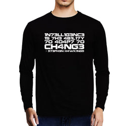 Stephen Hawkings Quote , Physics , Unisex Graphic Full Sleeves T-Shirt - GeekDawn