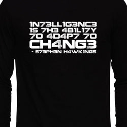 Stephen Hawkings Quote , Physics , Unisex Graphic Full Sleeves T-Shirt - GeekDawn