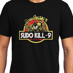 sudo kill -9 , Unix , Unisex Graphic T-Shirt
