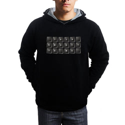 Talk Qwerty to me , Hoodie / Sweatshirt, Black - GeekDawn