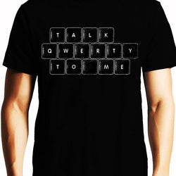 Talk QWERTY to me , Programming , Coding, Unisex Graphic T-Shirt