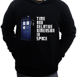 TARDIS, Doctor WHO , Hoodie / Sweatshirt, Black - GeekDawn