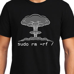 Unix Sudo Command rm -rf  , Unix , Unisex Graphic T-Shirt, EOSS
