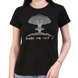 Unix Sudo Command rm -rf , Unix , Women's Top - GeekDawn