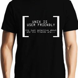 User Friendly Unix , Programming , Coding , Unisex Graphic T-Shirt
