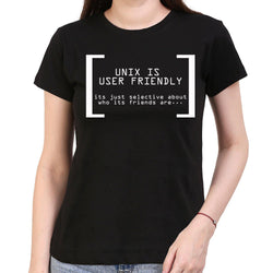 User Friendly Unix , Programming , Coding , Women's Top - GeekDawn