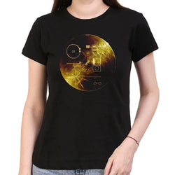 Voyager Message , Space , Women's Top - GeekDawn